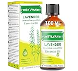 FORSYLVANEST Lavendelöl 100ml 100% Reine Natürlich Aromatherapieöl Geeignet fürSchlaf verbessern, Luftbefeuchter, Aromatherapie, SPA-Massagen, Bäder und Kerzen DIY (Lavendelöl)