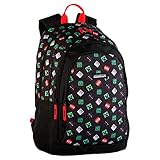 Minecraft Unisex Kinder TNT Doppelfach Schulrucksack, bunt