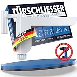 Türschließer für Zimmertüren [für Türen bis 16 mm Falzstärke] ohne Bohren montierbar, variabel einstellbare Schließkraft – für Links- u. Rechtsanschlagtüren – Türdämpfer