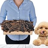 Lamb Tripe for Dogs 1 kg (Approx. 98-102 pcs) | Natural Chews | Air-Dried Grain-Free Treats | Hypoallergenic Low-Fat Snack | Suitable for Barf, Puppies & Adult Dogs
