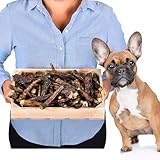Rinderschwanz für Hunde 1 kg (ca. 15–20 Stück) | 100% Rind | Natur-Kausnack für Zahnpflege & Kauvergnügen | ohne Zusatzstoffe & getreidefrei