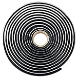 flintronic Butylrundschnur Schwarz, 8mm x 4m Butylschnur, Butyl Dichtungsband, Butyl Dichtband für Auto-LKW-Scheinwerfer Fenster, Tür, Windschutzscheibe, Haushaltsgeräte