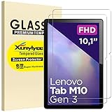 XunyLyee 2 Stück, Panzer Schutz Glas für Lenovo Tab M10 3rd Gen 10,1' Touch Display Schutzfolie