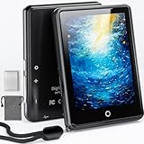 64GB MP3 Player Bluetooth 5.3, 2.8' Touchscreen Tragbarer HiFi Musik Kinder MP3 Player mit Lautsprecher, 18 beruhigende Klänge, Bis zu 45h Akkulaufzeit, FM Radio, Unterstützung 128GB