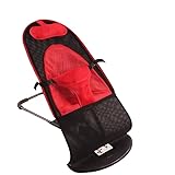 VIGOEXPRESS Premium Hundeschaukel | Atmungsaktiv, Sicher & Höhenverstellbar | Hundeliege | Dog Bed | Hundebett |Ideal bis 15kg - Spiel, Ruhe & Schlaf Haustierbett | Schwarz/Rot | PAWSWING