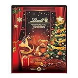 Lindt Schokolade Weihnachts-Tradition Adventskalender 2022 | 253 g verschiedene Pralinen- und Schokoladen-Überraschungen | Schokolade für die Weihnachtszeit | Schokoladen-Geschenk