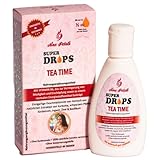 Nine Petal's Super Drops Tea Time – Flüssiges Vitamin-B6-Supplement zur Reduzierung von Müdigkeit und Erschöpfung mit traditionellem Kräuterelixier aus Gewürzextrakten, 30 ml, vegan