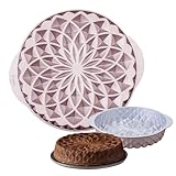 Dr. Oetker Creative Rundform Mandala – Ø 26 x 55 cm, 2000ml, Premium Aluminiumguss Backform, PFAS-freie Antihaftbeschichtung, in Rose-Gold, Hitzebeständig bis +230°C