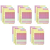 SAFIGLE 20 Blatt Bunte Preisaufkleber mit Zahlen Starke Haftung Temperaturbeständig Varianten A B Je Vielseitig für Garage Supermarkt und Vorverkauf Einfache Preisauszeichnung