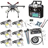 F550 Hexacopter-Rahmen mit dem Fahrwerk Kit APM2.8 Flugsteuerung 7m GPS A2212 1000kV 30A ESC-kompatibel mit FS-I6 TX Kompatibel mit RC-Drohne(No FS-I6 Tx)