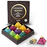 Creano Premium Bio Kräutertee Geschenkset „ORGANIC HERBAL TEA“ - 9 Pyramiden-Teebeutel in 9 unterschiedlichen Sorten - 22,5g - NEUHEIT 2024*