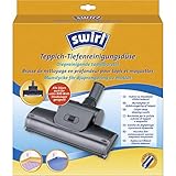 Swirl Teppich-Tiefenreinigungsdüse, Staubsaugerdüse mit rotierender Bürstenwalze, 32mm-35mm, Passend z.B. für Miele, Siemens, Bosch, Philips, Kärcher, AEG, Samsung, Rowenta, compact