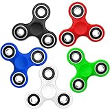 SCIONE Fidget Spinner 5er Set Ostern Geschenke für Kinder/Erwachsene Sensorische Fidget Toys Weihnachten Set Spielzeug Zappeln Hand Spinner Finger Lager Finger Tri-Spinner Toy