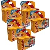 KODAK FunSaver Einwegkamera mit Blitz, 800 ISO, 35mm, 6 Stück