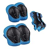 EHIOG Knieschoner Kinder, Knieschoner Kinder Schoner Set，für Skateboard Roller Skaten Fahren