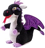 Trudi 52428 - Funktionsplüsch, Mini Drago Nero, 14 cm