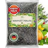 ORAGARDEN Kompost 3L – Komposterde für Pflanzen und Garten – mit Perlite für lockeren Boden