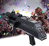 KRASS Konfetti-Maschine, Dreiköpfiger Konfetti-Shooter, Hochzeits-Konfetti-Concierge-Blumen-Atmosphärenpistole Für Hochzeitsfeiertage, Halloween, Weihnachten,Collector88