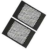 Wady Transportset für Kofferraum, Netz, Kofferraumwanne, für Rücksitz, elastisch, für Gepäck, Aufbewahrung, Tasche, Organizer, 2er-Pack