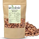 Vitalesia Gebrannte Mandeln 1kg | Premium aus den Niederlanden | karamellisierte Mandeln | ohne künstliche Zusätze | vegan