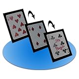 The Ultimate Wow Gimmick - Bicycle Karte verwandelt Sich sichtbar 2X hintereinander | Magic Card Zaubertrick inkl. Kartengimmick