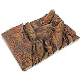BUGUUYO Reptilienkastenkulisse Drachen Leopard Vivarium Chamäleon Terrarium zubehör Aquariumhintergrund für Tank dekorativer Terrarienhintergrund Hintergrundtafeln für Aquarien Pu