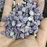 AMZBNEIDI Kieselsteine Aquarium Kies Dekorationen, Wohnkultur Duobao Kristall Reiki Glimmer Stein Aquarium Garten Dekoration Geschenke Mehrere Größen(100g)