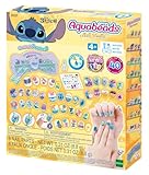 Aquabeads - 35121 Stitch Nagelstudio, Kreatives Nageldesign, Bastelset für Beautyfans, kindersicher, ohne Bügeln oder Kleben, für Kinder ab 4 Jahren