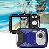 Vmotal GDC8026 wasserdichte Digitalkamera / 8X Digitalzoom / 21 MP / 1080P FHD / 2,8' TFT-LCD-Bildschirm/Unterwasserkamera für Kinder/Jugendliche/Studenten/Anfänger/ältere Menschen