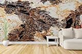 Alkoholtinte Marmor 3D Tapete Poster Restaurant Schlafzimmer Wohnzimmer Sofa TV Dekorative Wand-300cm×210cm
