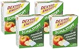 DEXTRO ENERGY SCHULSTOFF APFEL - 50g (1 Stück) - prickelnder Traubenzucker für jede Prüfung, schnell verfügbare Kohlenhydrate, perfekt zu portionieren (Packung mit 4)