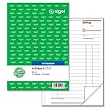SIGEL AU525 Auftragsbuch A5, 2x50 Blatt