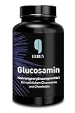 9 Leben® Glucosamin & Chondroitin – 180 Kapseln – hochdosiert, ohne unnötige Zusätze – in Deutschland produziert & laborgeprüft