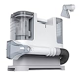 Waschsauger Teppichreiniger, 9kPa Polsterreiniger Gerät, Starke 400W Reinigung für Flecken in Teppichen, Nasssauger Polsterreiniger Gerät für Teppich, Sofa, Polster, Treppen, Auto, Nass-Trocken-Sauger