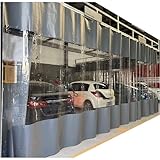 Transparente wasserdichte Pergola-Seitenteile – 0,m transparente PVC-Vordächer für Pavillon & Carport – Outdoor-Sichtschutzmatten 6 x 2,8 m