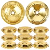 BESTYASH 12 Stück Teiliges Dochthalter Metall Schwimmende Docht scheiben Øcm Hitzebeständig Langlebig Sicherer Brennkomfort für Butter Öllampen Praktisches Zubehör für Öl lampenöl