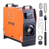 VEVOR Luft Dieselheizung Standheizung 12 V 5 kW, Luftheizung Air Diesel Diesel Standheizung Lufterhitzer, 0,12–0,52 L/Std. Dieselheizung mit LCD-Display & Fernbedienung Air Diesel Heizung