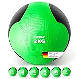 TOOLZ 2 kg Medizinball für effektives Krafttraining - Medicine Ball für das Schnellkraft-, Explosivkraft- und Kraftausdauertraining - 1-7 kg
