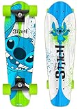 Stamp Skateboard Stitch, blau-grau-grün, 27,5' x 8