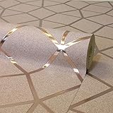 Fine Décor FD42561 Platinum Geo Trellis Blush Tapete, Roségold