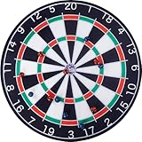 Sunflex Klettdartboard Jumbo | XXL Dartscheibe Ø 92 cm für Kinder& Familie | Dartspiel mit 6 Klettbällen | sicheres Wurfspiel für drinnen & draußen | Darts ohne Spitzen - ab 6 Jahren