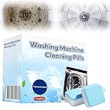 Waschmaschinenreiniger, 2026 Neu Tiefenreinigung von Waschmaschine Dishwasher Tablets, 12 Stück Geschirrspültabs Hygienespüler Wäsche für Waschmaschine Hygiene Reinigung (2)