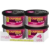 California Car Scents California Scents CCS-446TR Lufterfrischer „Coronado Cherry“, 4 Stück, Violet, Set of 4