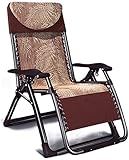 Klappbarer Liegestuhl, strapazierfähig, Outdoor-Liege, Camping, Terrasse, Sonnenliege, Gartenmöbel-Set