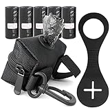 KaraLuna Hundekotbeutel Spender Set I Enthält 1x Kotbeutelspender für Hunde 1x Kotbeutelhalter für Leine 75x Kotbeutel für Hunde I Gassi Tasche Hund Hundebeutel Kot