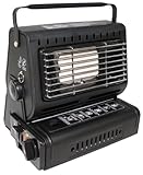Fox Outdoor Gasheizer Mit Piezo-zündung, schwarz