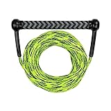 Mesle Wakeboard & Wasserski Leine Combo, Eva Soft Griff, schwimmend, Länge Zugseil mit Hantel 18,3 m, incl. Rope Keeper