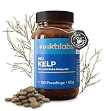 Bio Kelp - Natürliche Jodquelle aus Ascophyllum nodosum - Nachhaltig geerntete Wildalgen aus Frankreich - Unterstützt die Schilddrüsenfunktion - 6 Monate Vorrat (1er Pack)