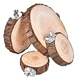 Vogelkäfig-Sitzstangen, Vogelkäfig-Plattform-Sitzstange, Papageienkäfig, Holzplattform, stehender Ast für Kauübungen, Vogelständer, Sitzstange, Schaukel, Spielzeug, Käfigzubehör für Nymphensittiche