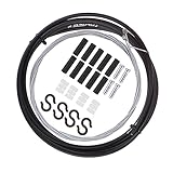 ifundom Mountainbike und Rennrad Bremszug und Schaltzug Korrosionsbeständig Passend Stahlkern für Präzises Schalten und Sicheres Bremsen Langlebige Fahrrad Bowdenzüge in Schwarz